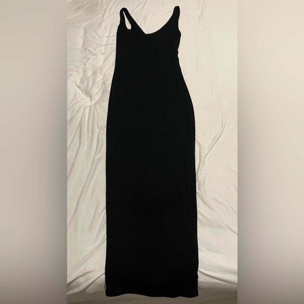 Black Curve Hugging Dress